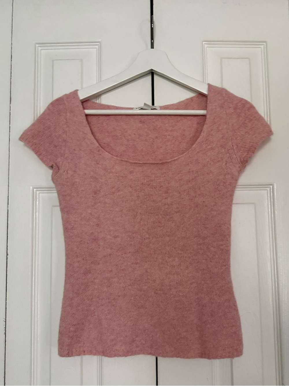 Banana Republic Soft Scoop Short Sleeve Top - Dusty Rose
